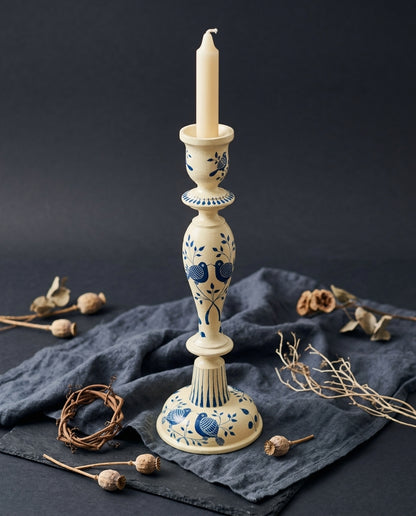 The Garden Candle Stand — Two birds