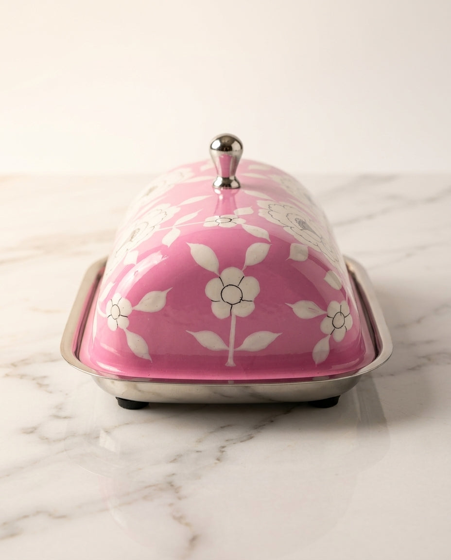 The Garden Butter Dish — Peony