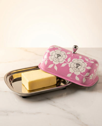 The Garden Butter Dish — Peony