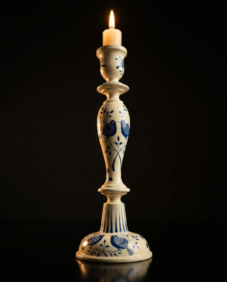 The Garden Candle Stand — Two birds