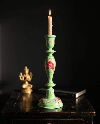 The Garden Candle Stand — Pistachio