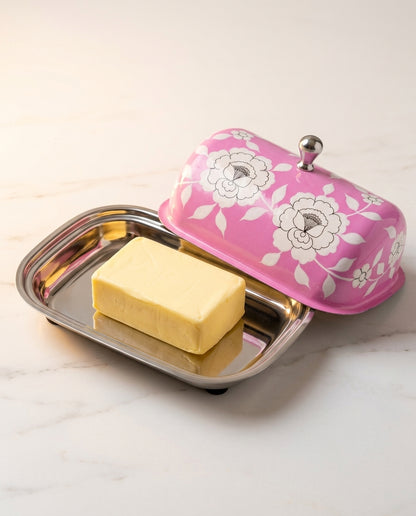 The Garden Butter Dish — Peony