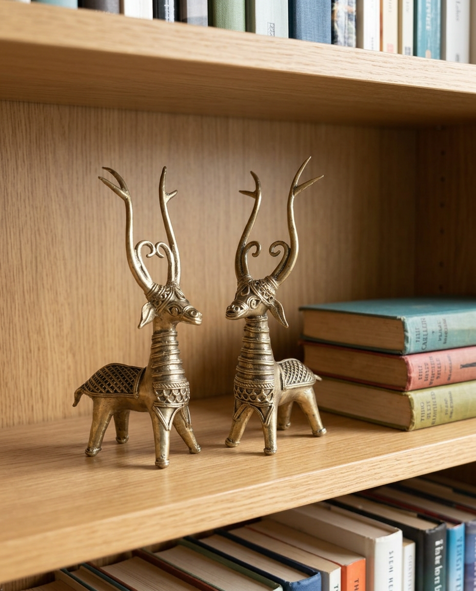 Bengal Dhokra Deer (Set of 2)
