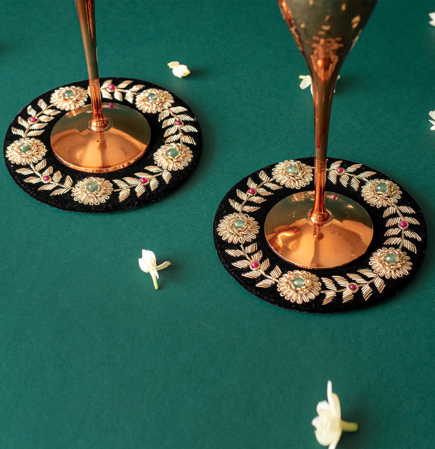 Zardozi Coasters (Set of 2)