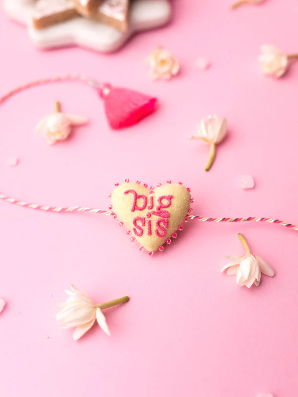 Big Sis 3D Heart Rakhi