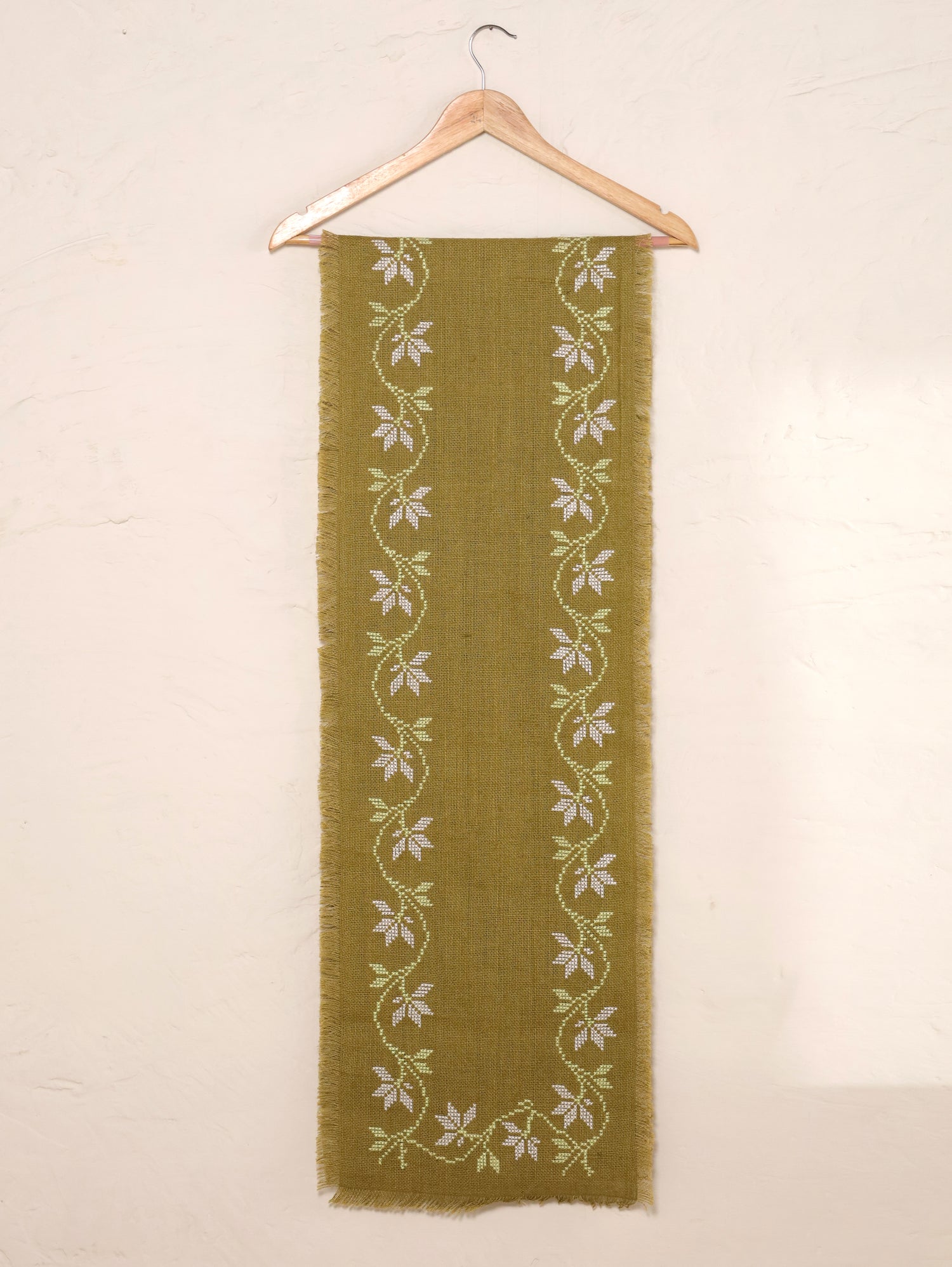 Olive Vine Handwoven Table Runner