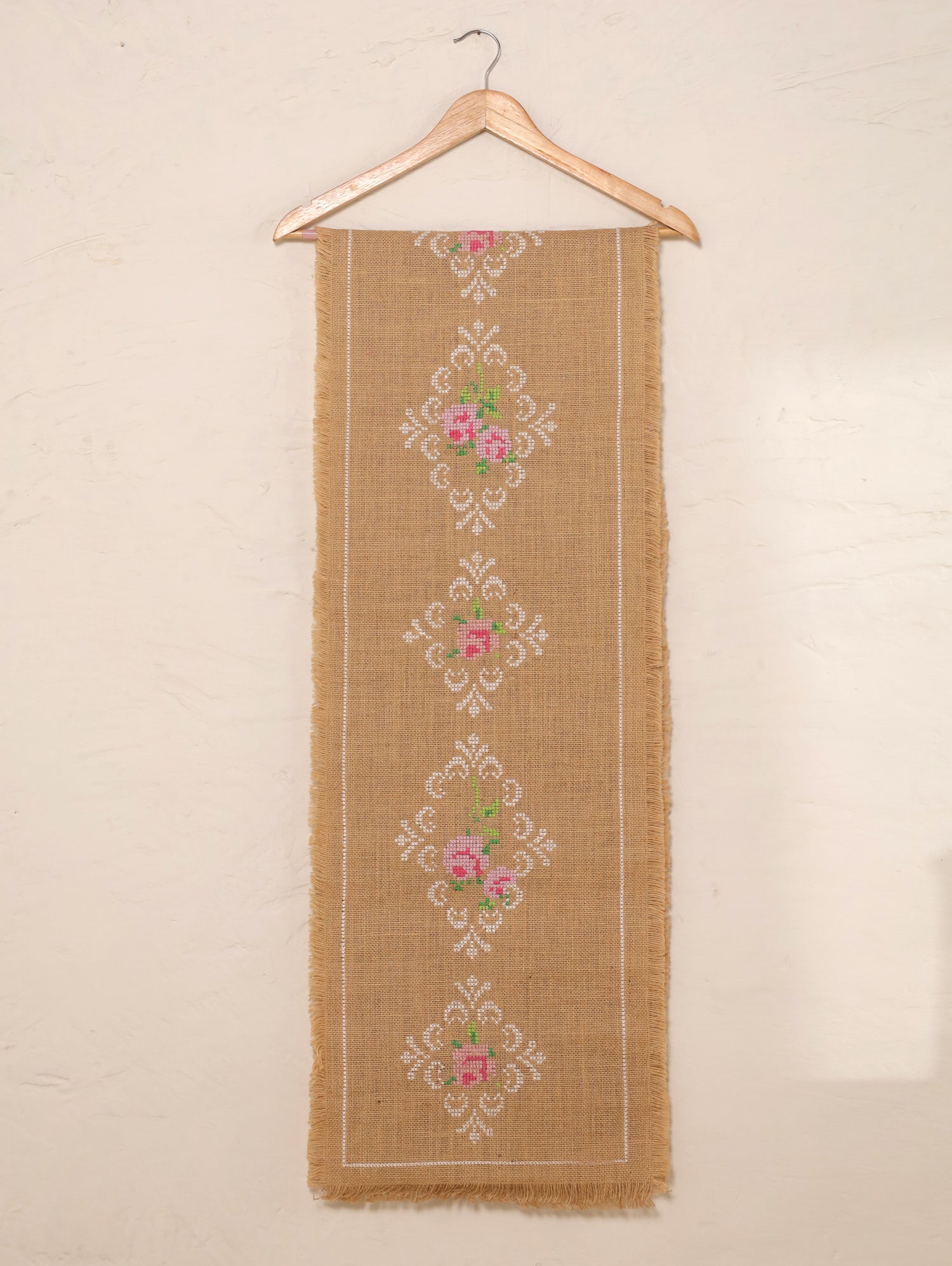 Wild Blossom Handwoven Table Runner
