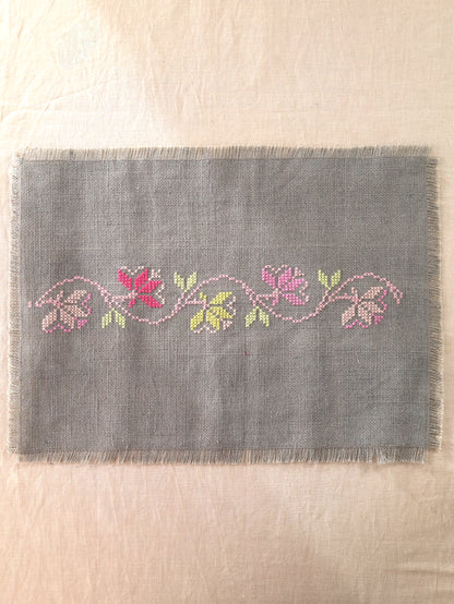 Dove Grey Handwoven Table Mat