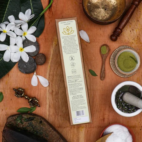 Meditation Pack – Natural Incense Sticks (Nagchampa &amp; Patchouli)