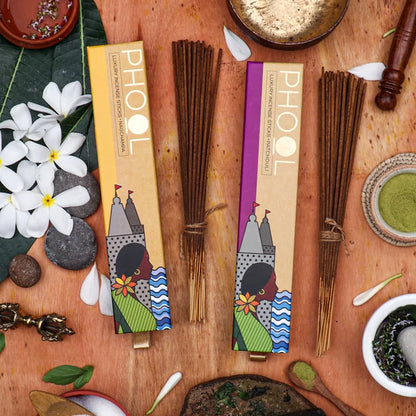 Meditation Pack – Natural Incense Sticks (Nagchampa &amp; Patchouli)