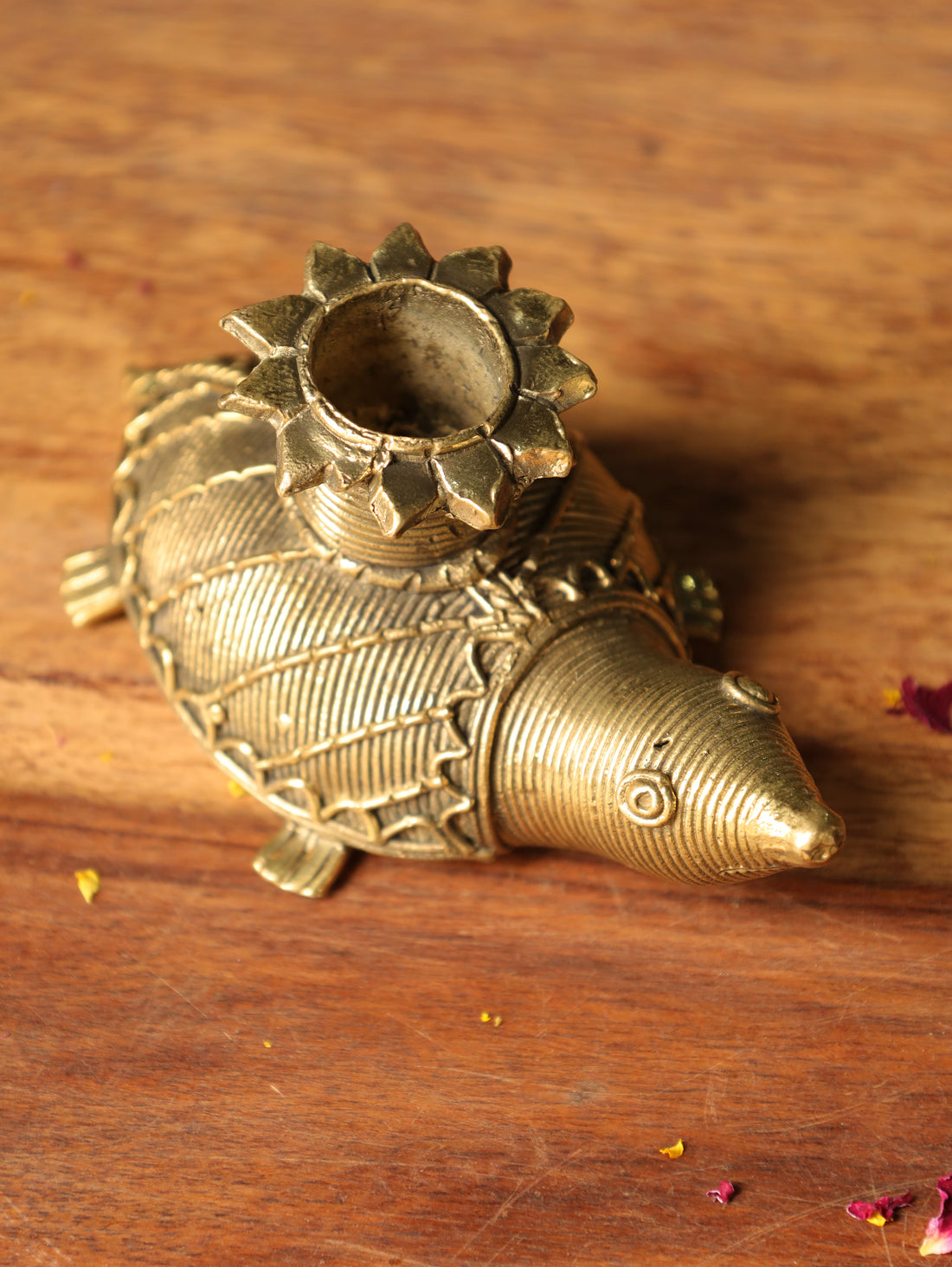 Dhokra Tortoise Candle Stand
