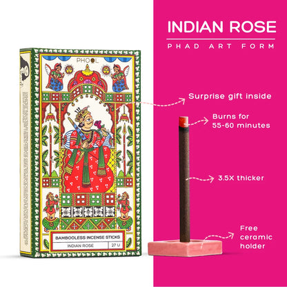Bambooless Incense Sticks - Indian Rose