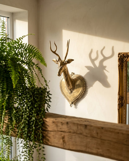 Dhokra Stag Wall Hook