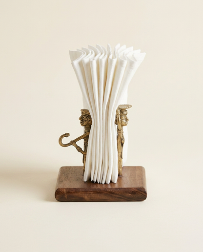 Dhokra Men &amp; Women Napkin Holder