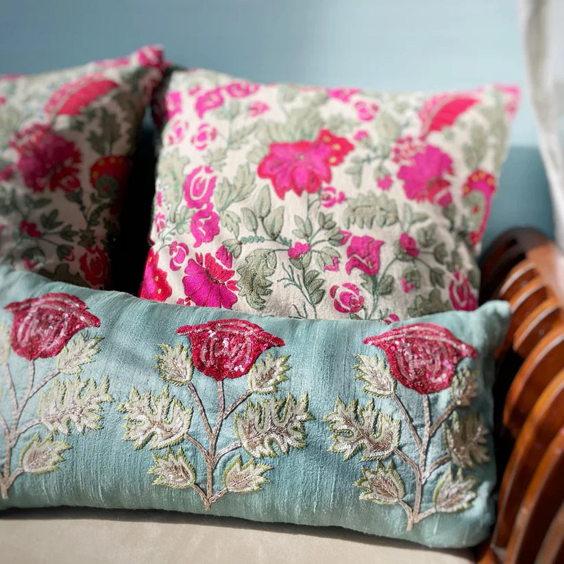 Rosewood Charm Cushion Cover