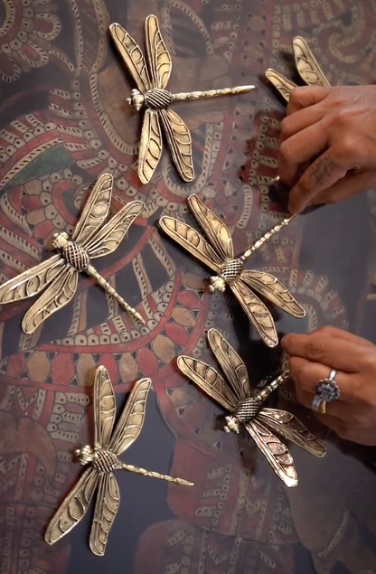 Dhokra Dragonfly (Set of 2)