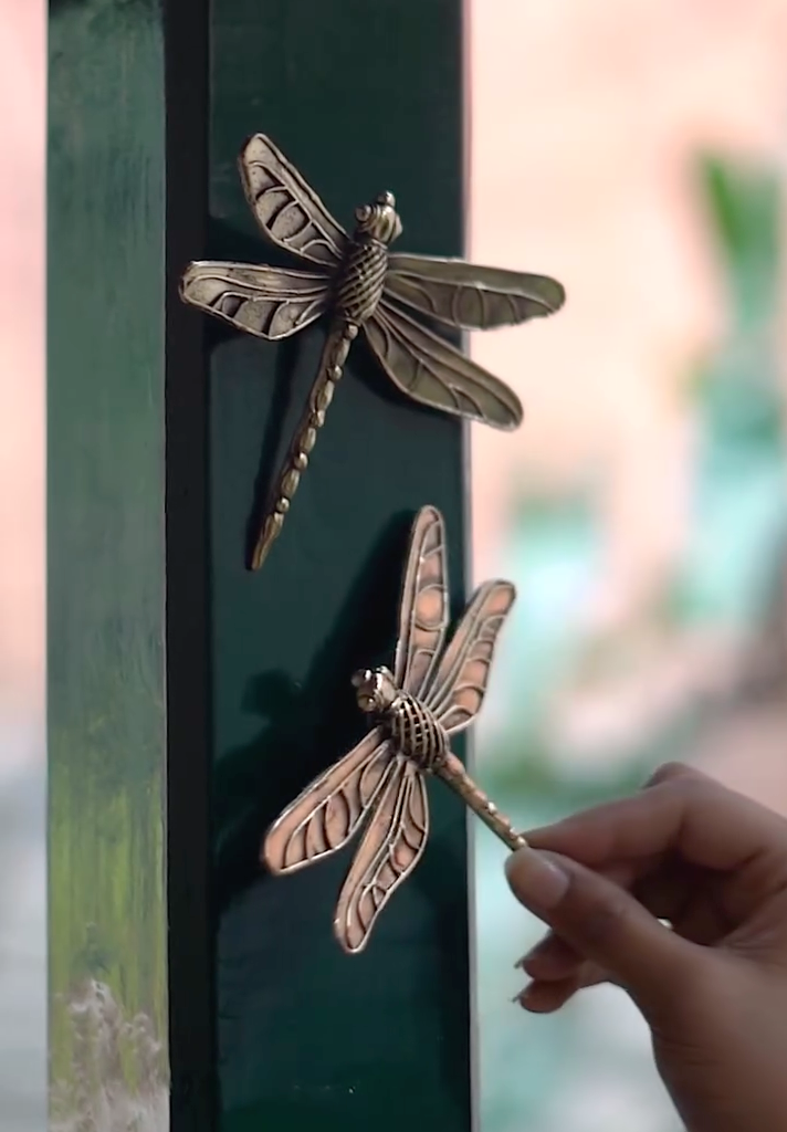 Dhokra Dragonfly (Set of 2)