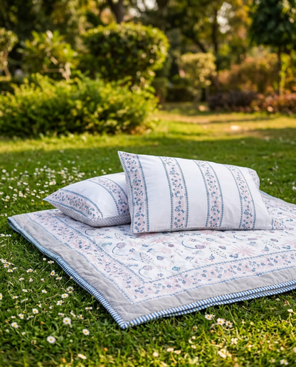 Soft Bloom Bedsheet &amp; Dohar Set