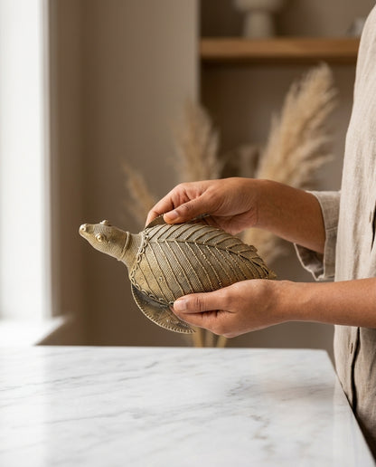Dhokra Turtle — Large