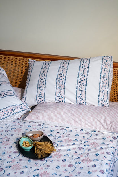 Soft Bloom Bedsheet &amp; Dohar Set
