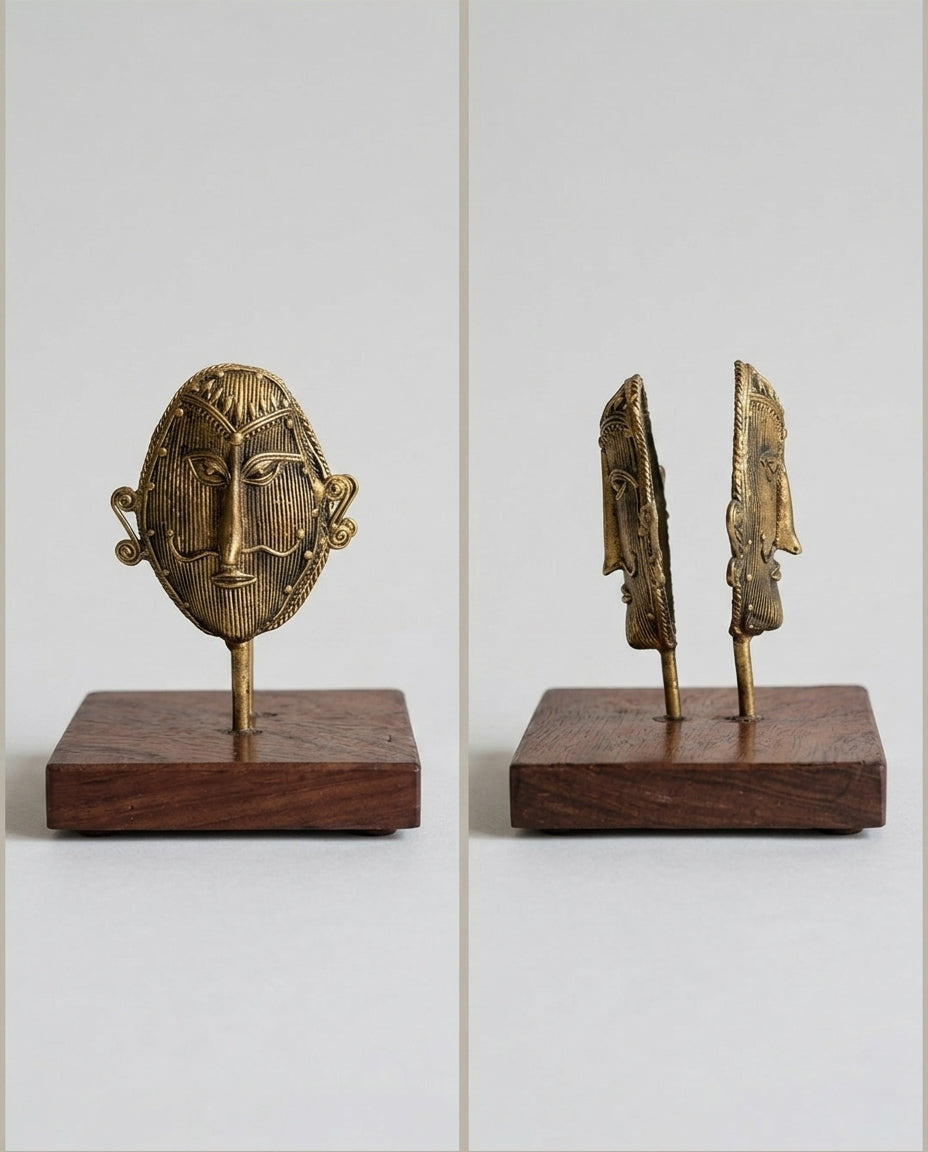 Dhokra Men &amp; Women Double-Sided Napkin Holder