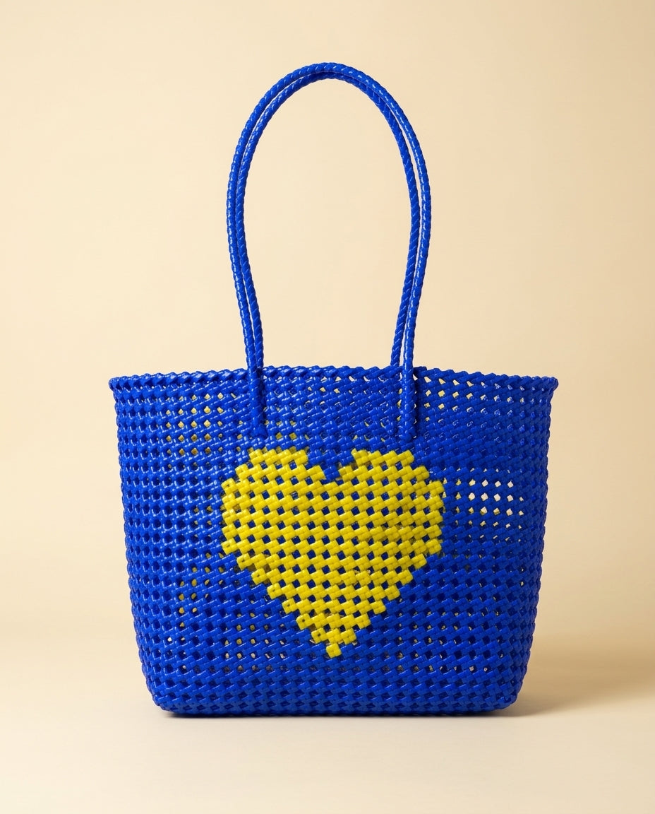 The Koodai Tote — Yellow Heart