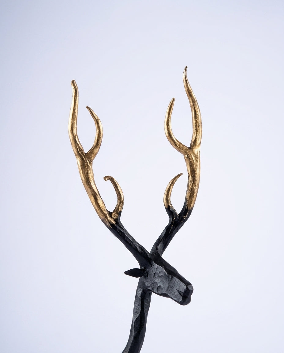 Wrought Iron Reindeer Tealight Holders (Set of 2)