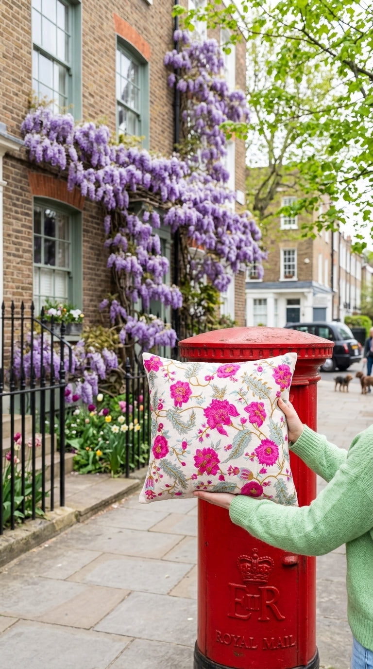 Blossom Suzani Cushion Cover