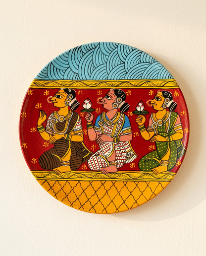 Cheriyal Wall Plate — The Trio
