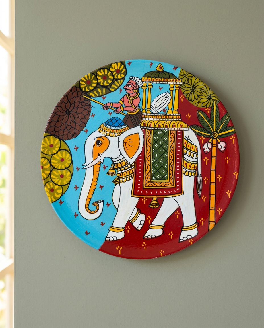 Cheriyal Wall Plate — The Royal Procession