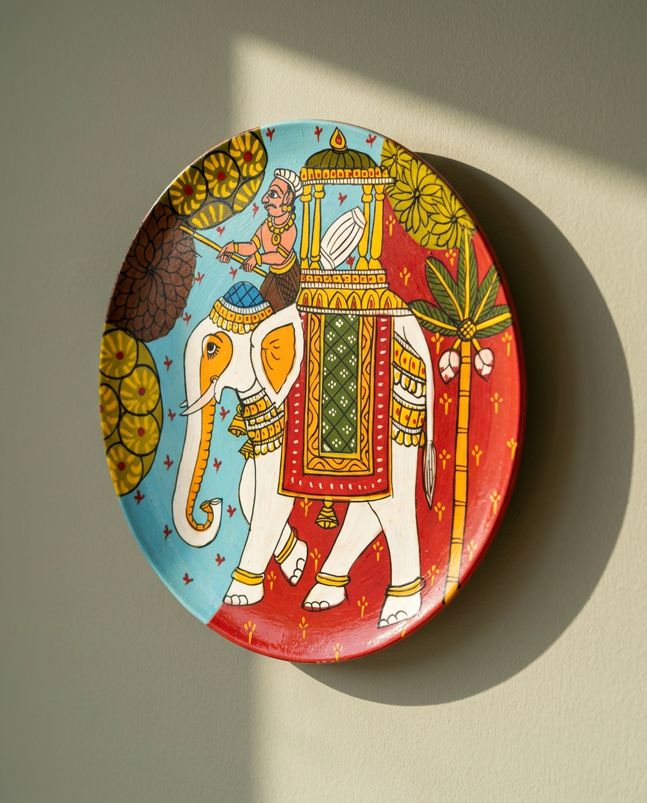 Cheriyal Wall Plate — The Royal Procession