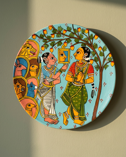 Cheriyal Wall Plate — The Mirror Tale