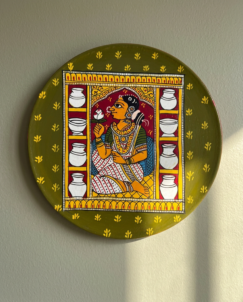 Cheriyal Wall Plate — The Tea Lover
