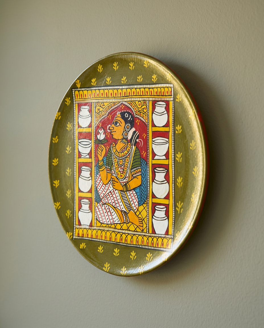 Cheriyal Wall Plate — The Tea Lover
