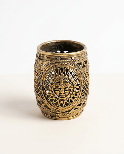 Dhokra Candle/Pen Stand