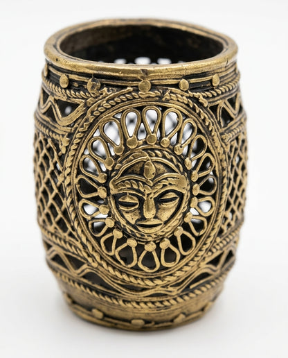 Dhokra Candle/Pen Stand