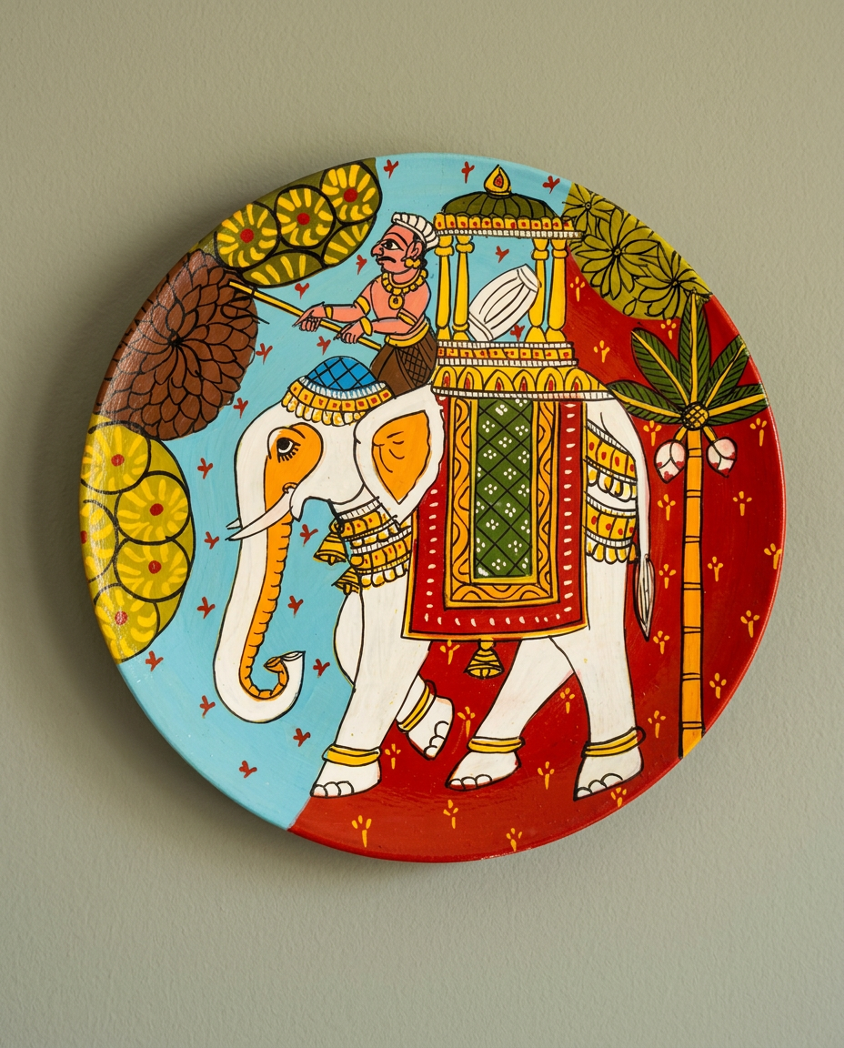 Cheriyal Wall Plate — The Royal Procession