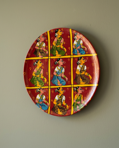 Cheriyal Wall Plate - The Grid