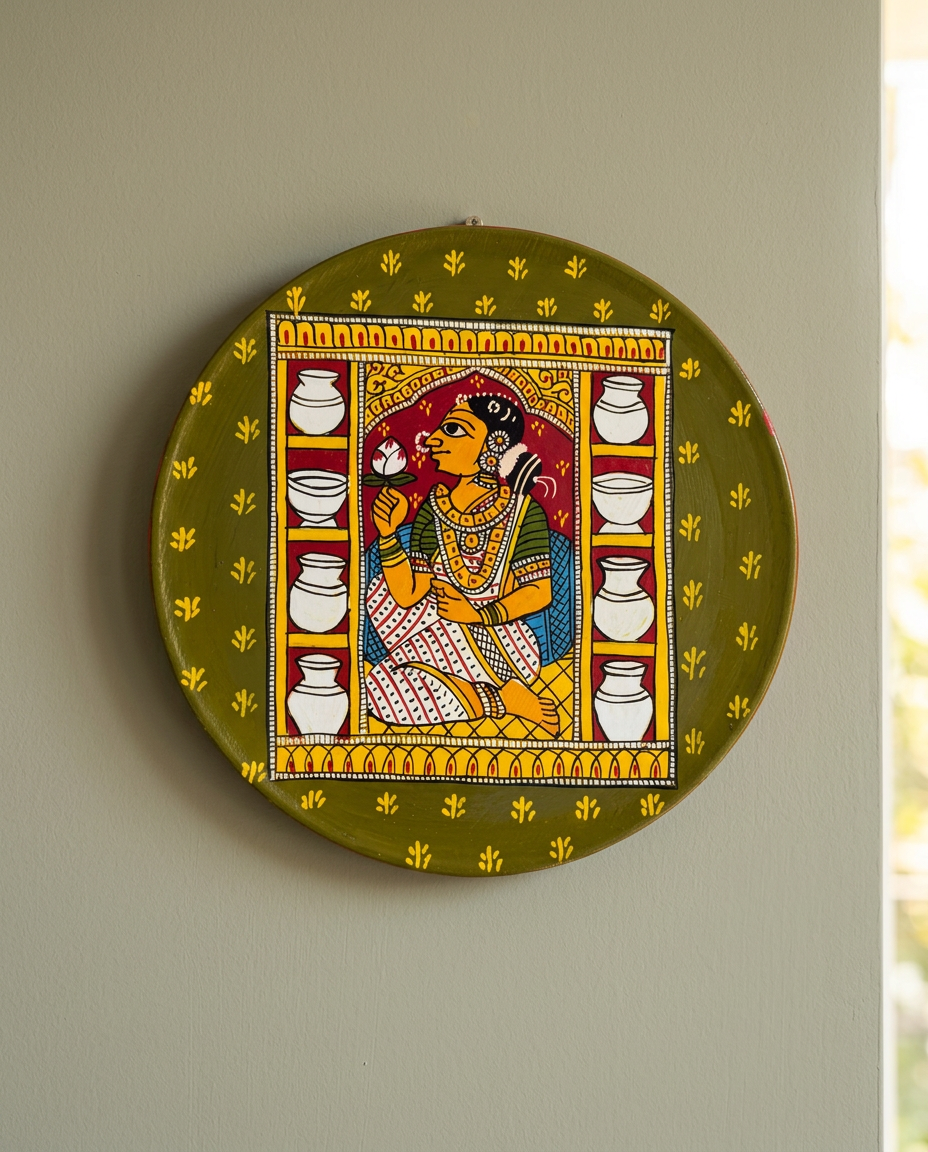 Cheriyal Wall Plate — The Tea Lover