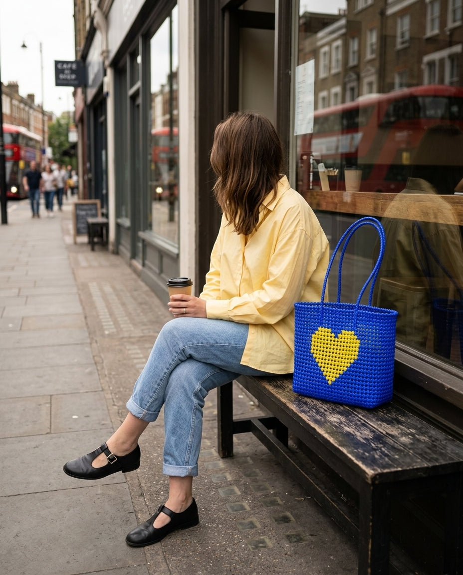 The Koodai Tote — Yellow Heart