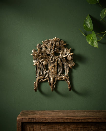 Dhokra Tree of Life Key Holder