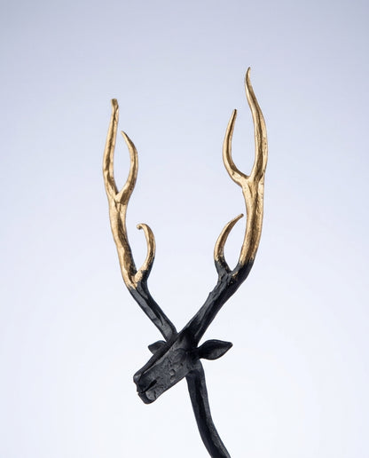 Wrought Iron Reindeer Tealight Holders (Set of 2)