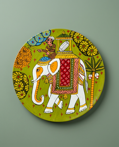Cheriyal Wall Plate — The Royal Procession (Large)