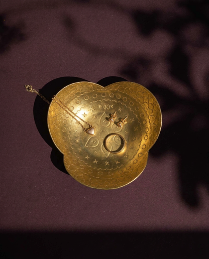Brass Bloom Trinket Dish &amp; Tealight Holder (Set of 2)