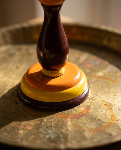 Jamun Hand-Painted Candle Stand
