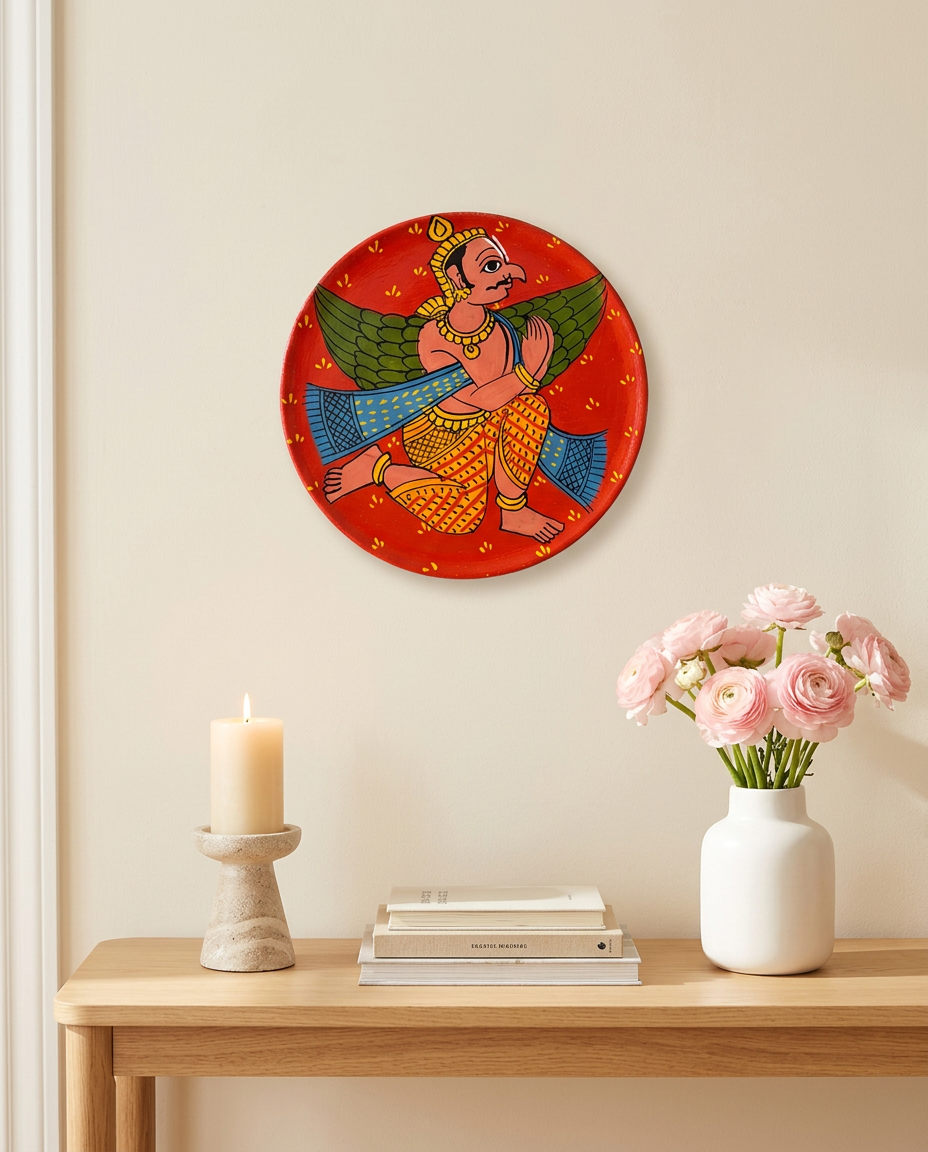 Cheriyal Wall Plate – Garuda