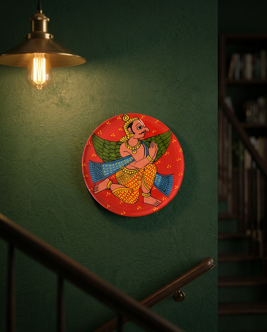 Cheriyal Wall Plate – Garuda