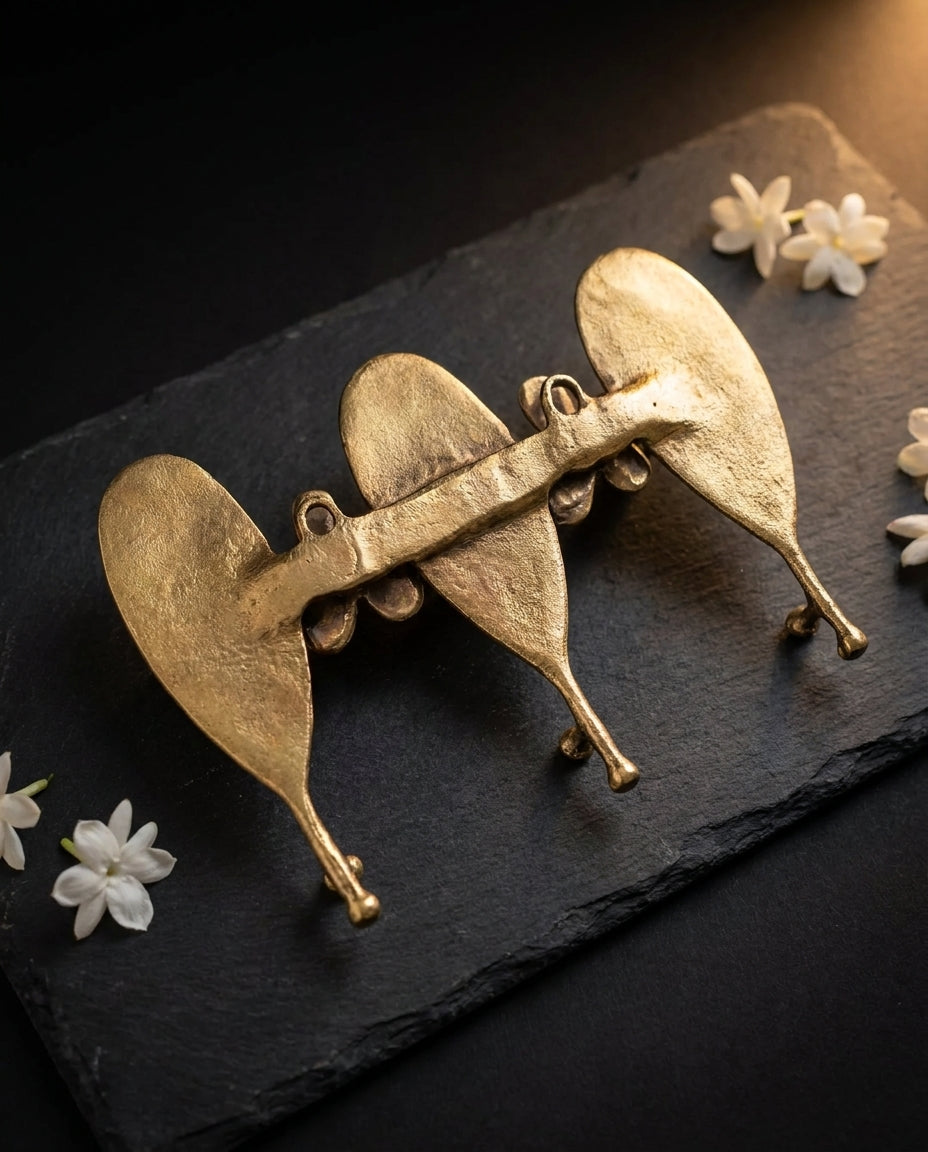 Champa Brass Wall Hook