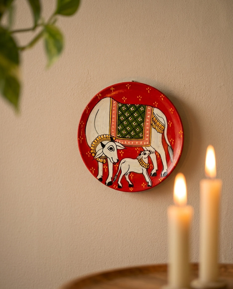 Cheriyal Wall Plate – The Cow and Calf