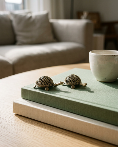 Dhokra Mini Turtle Pair